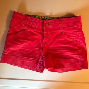 Athleta Hot Pink Corduroy Shorts